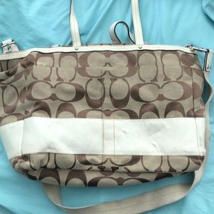 Coach baby bag/weekender
